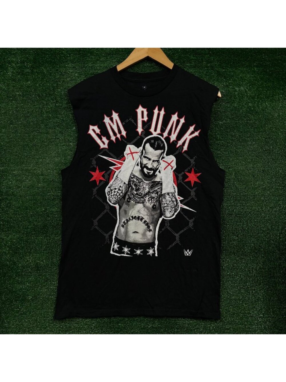 WWE Legends CM Punk It's Clobberin' Time Tank Size Medium